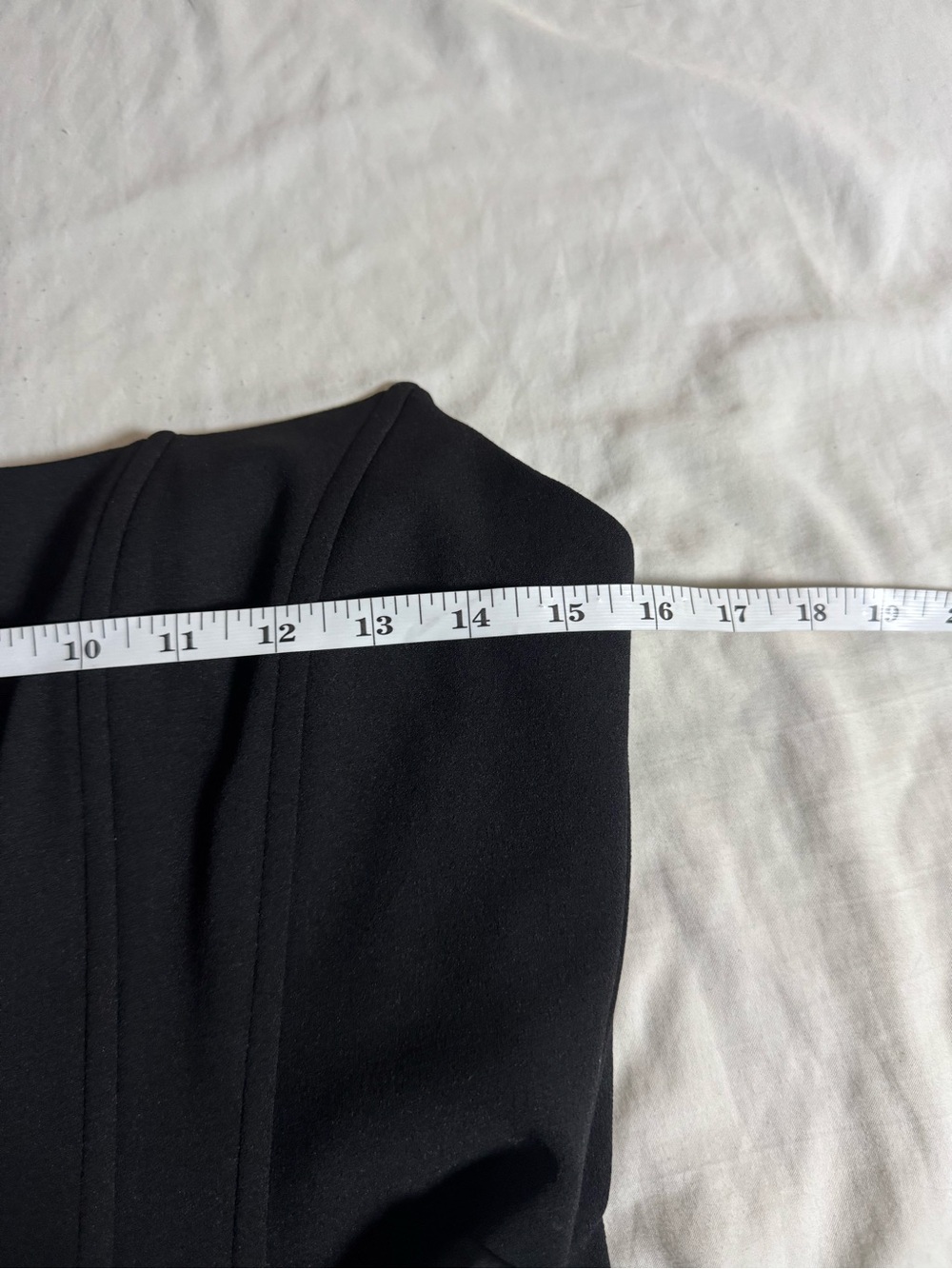 NEW Betsy and Adam Debra strapless corset mixed media draped gown in black Sz 8 - Picture 14 of 16
